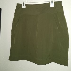 Olive green Athletic skirt